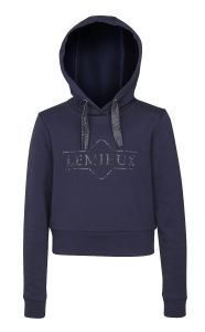 LMX Young Rider Cropped Hoodie Navy